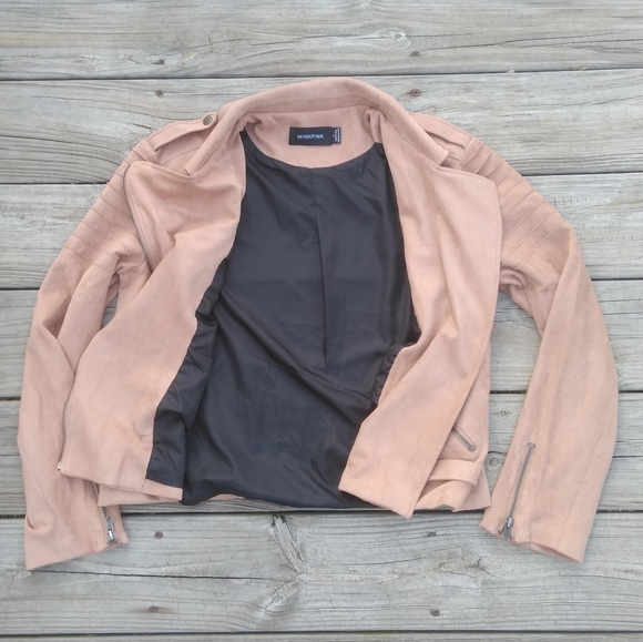 MINKPINK Jackets & Blazers - MinkPink Suede Jacket